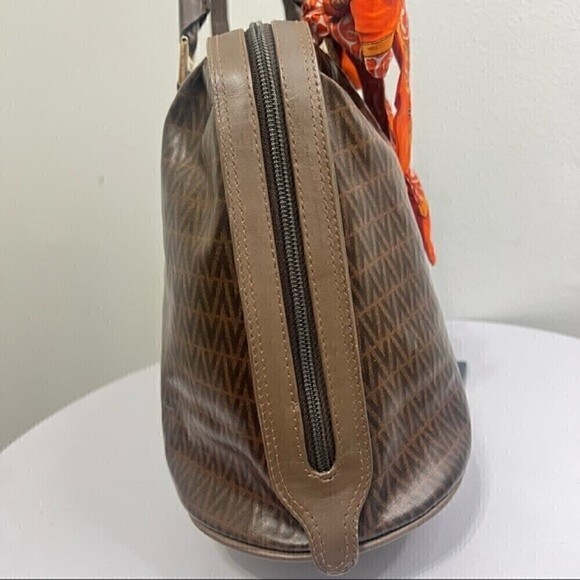 Mario Valentino Brown Satchel Bag - Picture 4 of 16